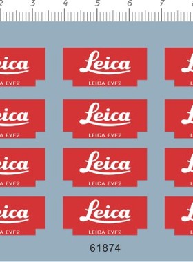 61874-A1509 Leica 模型水贴