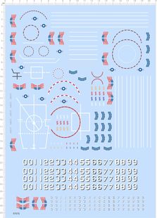 97076整版胶1/350美國战舰军舰模型US Modern Navy水贴纸模型