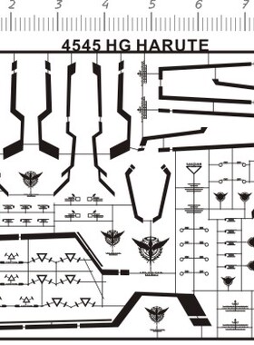 4545  HG HARUTE 妖天使 gd金属贴111