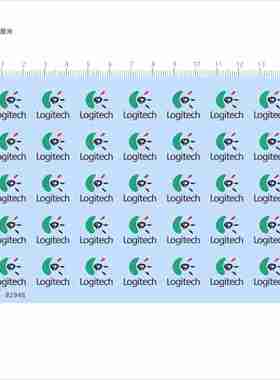 82948罗技LOGITECH定制打印模型水贴可撕膜不干胶独立胶位现货