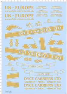 67454整版胶1/8 DYCE CARRIERS LTD攀爬越野车uk-europe glen coe