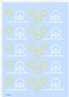 74628整版水贴1/350 075两栖攻击舰甲板贴停机坪船舶模型打印六月