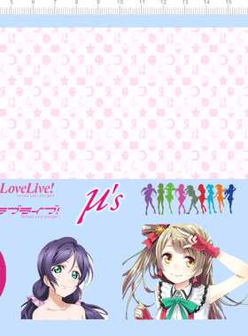 81623整版胶lovelive!东条希南小鸟南琴梨英文名签名铭牌水贴纸模