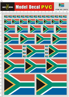 20572-3P18 南非 South Africa PVC遥控车壳不干胶贴纸
