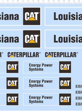 68974适用于1/64卡车CATERPILLAR Louisiana peterbilt彼得比尔特