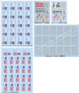 65221衣阿华级bismarrk卑斯麦航空母舰信号旗德国战斗舰载机水贴