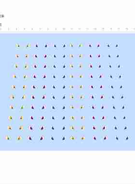 85585手办螳螂红蓝黄眼睛模型水贴可撕膜不干胶独立胶位现货