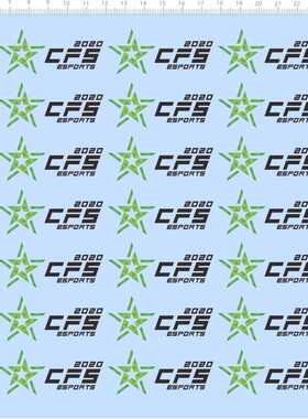 67954整版胶2020星星CFS鼠标比例模型剪纸水贴纸定做订做定制