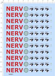 68401整版 胶nerv无比例Ver.RADIO福音战士明日香眼睛水贴纸定做