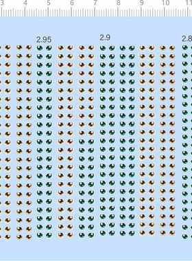 68903整版胶无比例战斗暴龙兽眼睛手办模型水贴纸定做订做定制