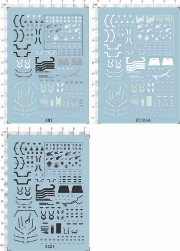 693 65186 5327 HG GN-008 Seravee 炽天使gd水贴纸gundam decal2