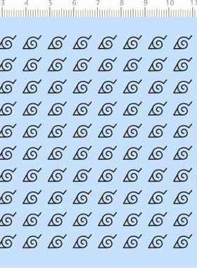 67583火影标志火影隐者旋涡比例模型人偶纹身花纹水贴纸定做订做