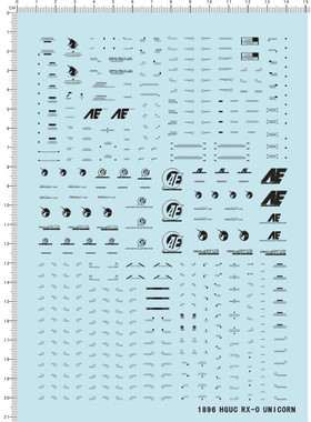 1896-9E19 MG RX-0 Unicorn 独角兽 gd水贴纸111