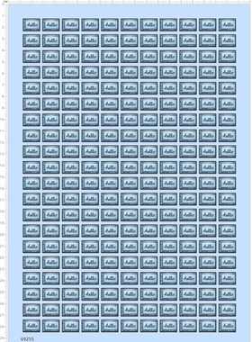 69255整版胶电脑画板水贴纸hello水彩画水转印定做订做定制场景