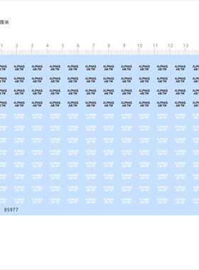 85977水滴轮ALPHAS AIR TW 渔轮模型水贴可撕膜不干胶独立胶现货