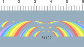 61192 彩虹水贴纸
