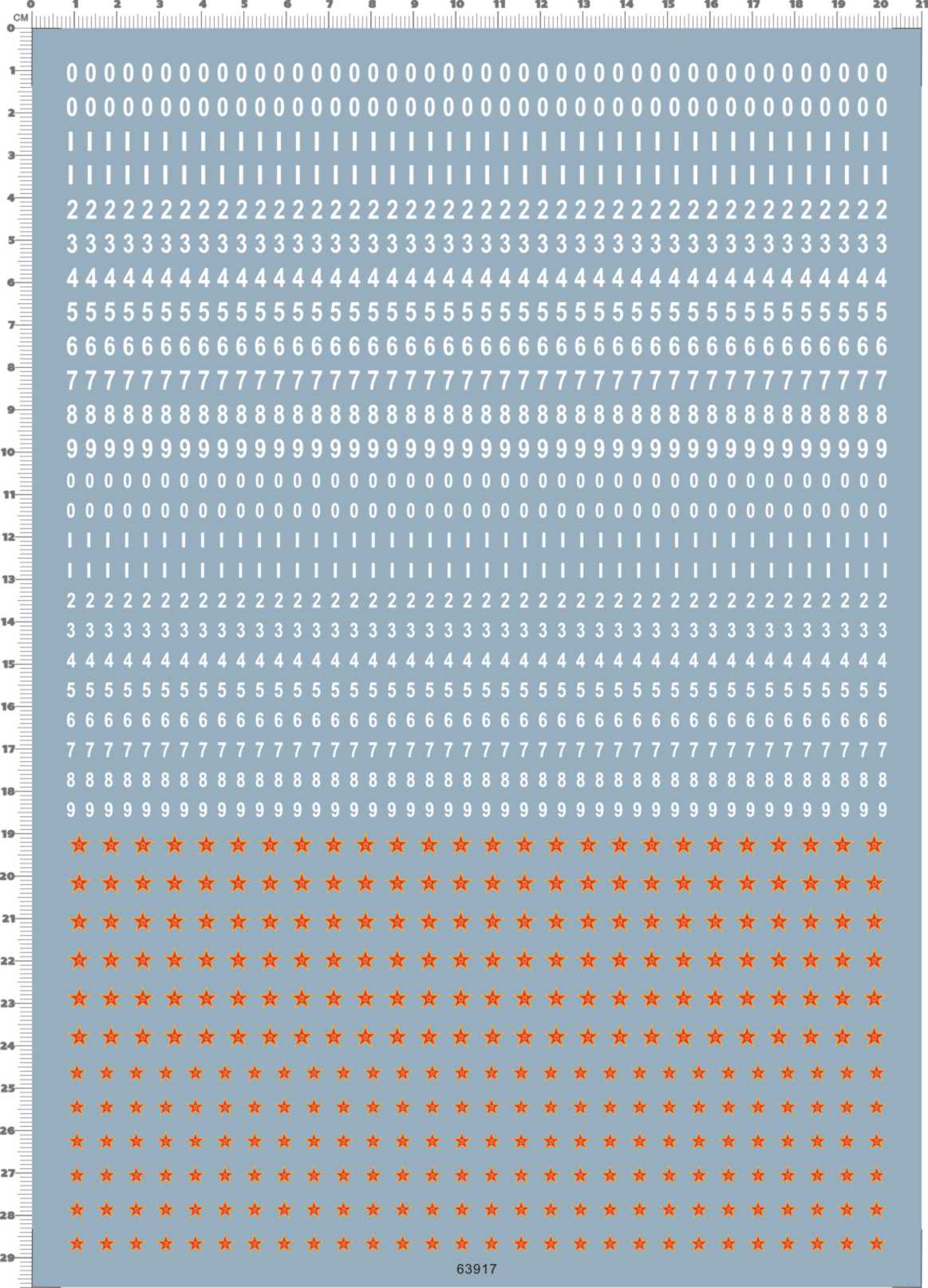 63917  整版胶 1/87 59式中国tank模型水贴tank water decal 现货