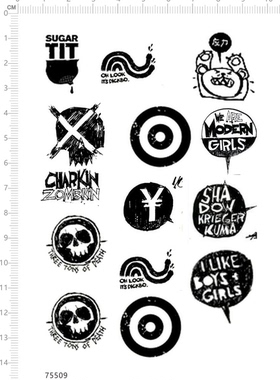 75509 sugar charkin sha dow krieger kuma boys girls水贴2310