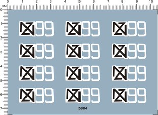 5984-1911 夜莺 99 gd水贴纸111