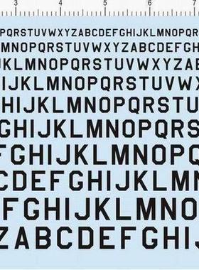 USSAAF FONTS 1-1-A5803/4 美国美军字体英文字母水贴纸1