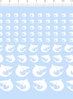 75095整版水贴  太空鲨鱼战团 战棋 水贴定做打印七月