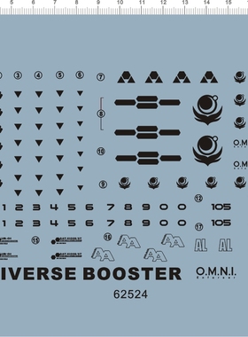 62524-5E10 PG UNIVERSE BOOSTER 创战扩展强袭背包宇宙推进器1