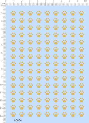 60604整版胶无比例猫爪molly娃娃盲盒拉布布比例模型人偶水贴纸