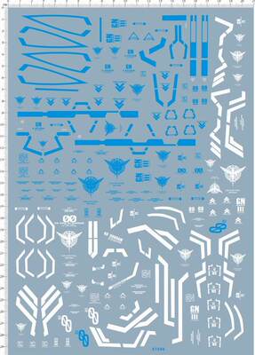 61546 整版PG 00 RAISER 00R seven sword G七剑gd水贴金属贴现货