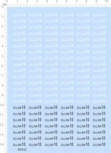 80042整版 胶无比例ZILLION 10渔轮贴水贴纸标签水转印英文名签名A