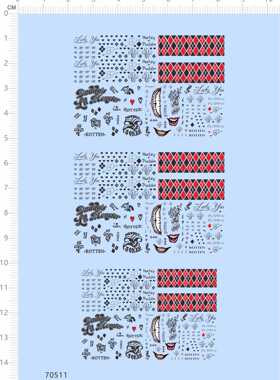 70511整版自杀小队Suicide Squad小丑女小丑男嘴巴纹身兵人模型A6