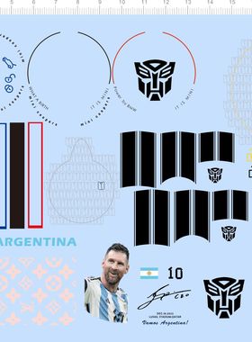 76528整版水贴GAO奢侈BMW MINI cooper印花集梅西车钥匙2312定制