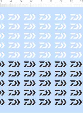 81096整版胶钓具钓鱼竿海钓海竿标签定做订做渔轮logo水贴纸现货