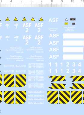 73574整版胶 ASF KUPPIUNG A LOSE NICHT ABSTOBEN 吊机吊车吊臂
