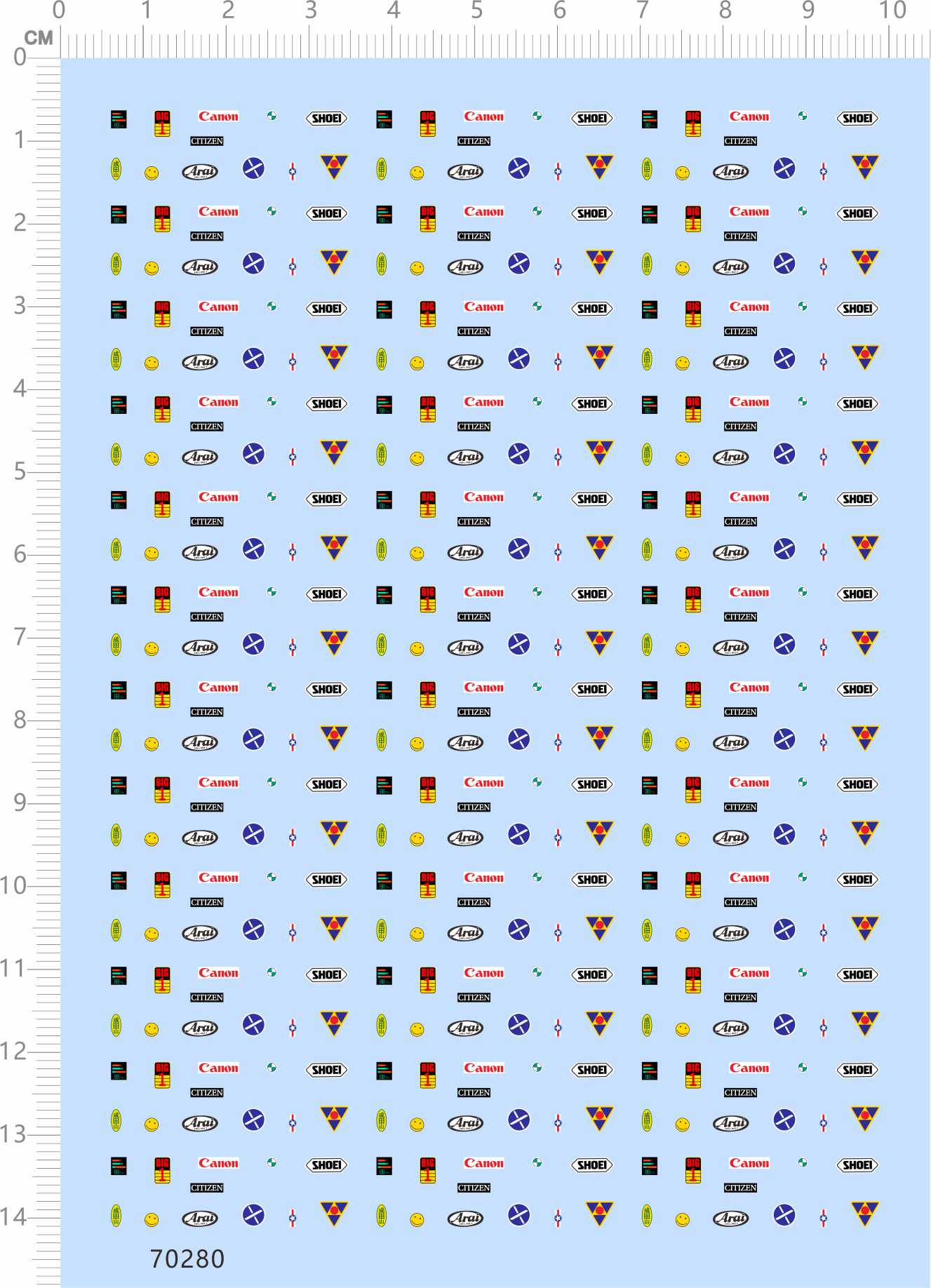 70280麦法兰canon摩托车citizen shoei阿基拉头盔成田山big 1/64