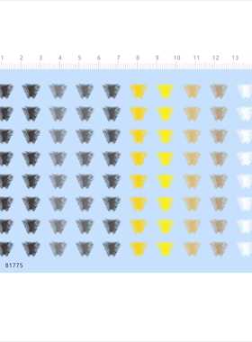 81775手办模型无比例体毛耻毛毛水贴纸定制打印现货