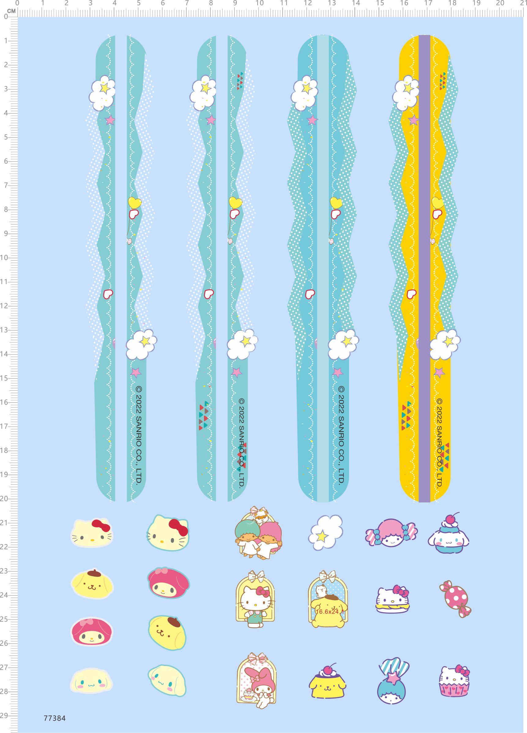 77384整版三丽鸥头像条形花纹HelloKitty狗糖适用于模型定制2402,3C数码配件,手机贴纸,淘宝优惠券,粉丝福利购,淘宝优惠卷