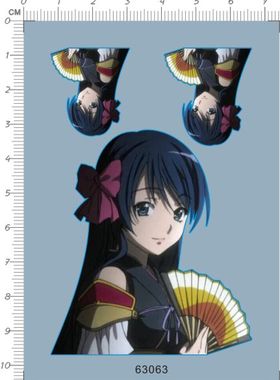 63063 整版胶 丹羽长秀 动漫模型痛车水贴纸 现货