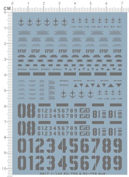 5817 hg RX-79G RX-79G EZ8 gd水贴111