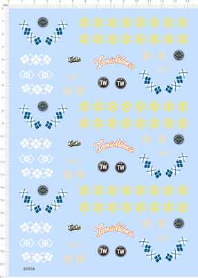 80956整版胶无比例JWCAFE JEENIEWEENIE TW熊水贴雪花衣服纹身标5