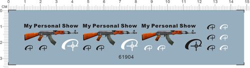 61904 AK47 my personal show 鼠标键盘模型水贴