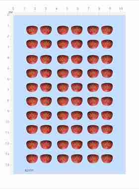 82157可撕膜不干胶眼镜花纹万花筒红色独立胶位模型水贴2405定做