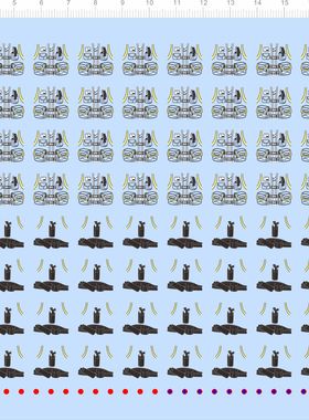 80397整版胶乐人仔制服积木工具包维修工人皮带腮红标签水贴现货