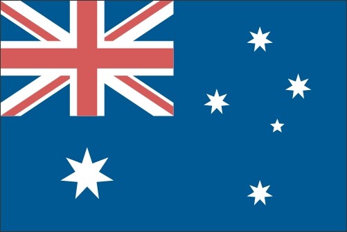 120409 澳大利亚 australia 国旗防水不干胶模型贴纸