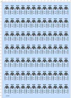 67491整版胶820003驾驶舱cockpit sticker仪表板飞机飞机剪水贴纸