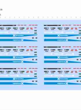 85068 1/35比例 ABRAMS X 模型水贴可撕膜不干胶独立胶位现货
