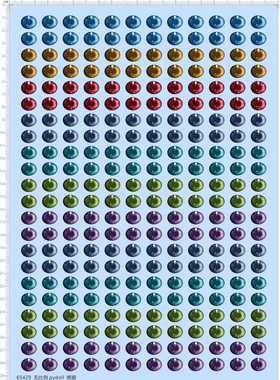 65429整版胶pydoll熊眼睛蓝眼睛绿眼睛红眼睛黄眼睛娃娃剪纸水贴