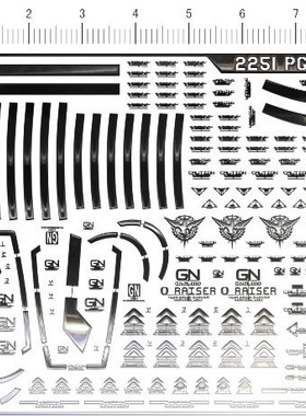 2251  PG 00 RAISER 00R gd 金属贴纸2