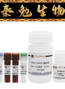 碧云天 NAD+/NADH NADP+/NADPH 检测试剂盒(WST-8法) 增强型