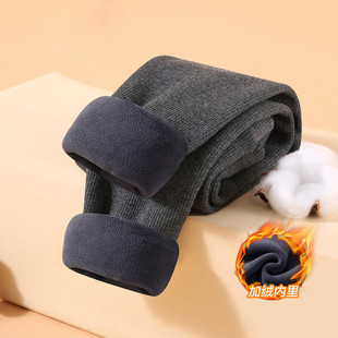 精典泰迪春秋冬季女童加绒打底裤加厚宝宝裤子婴幼裤子保暖裤