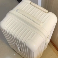 Модель с застежкой-молнией против царапин - молочно-белая [таможенный замок + бесшумное колесо]